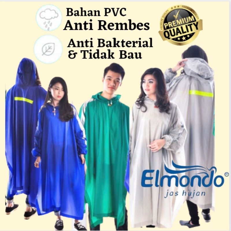 Jas Hujan Poncho Ponco Lengan Personal Elmondo 710 Jas ujan Jumbo Dewasa Murah Pria Wanita