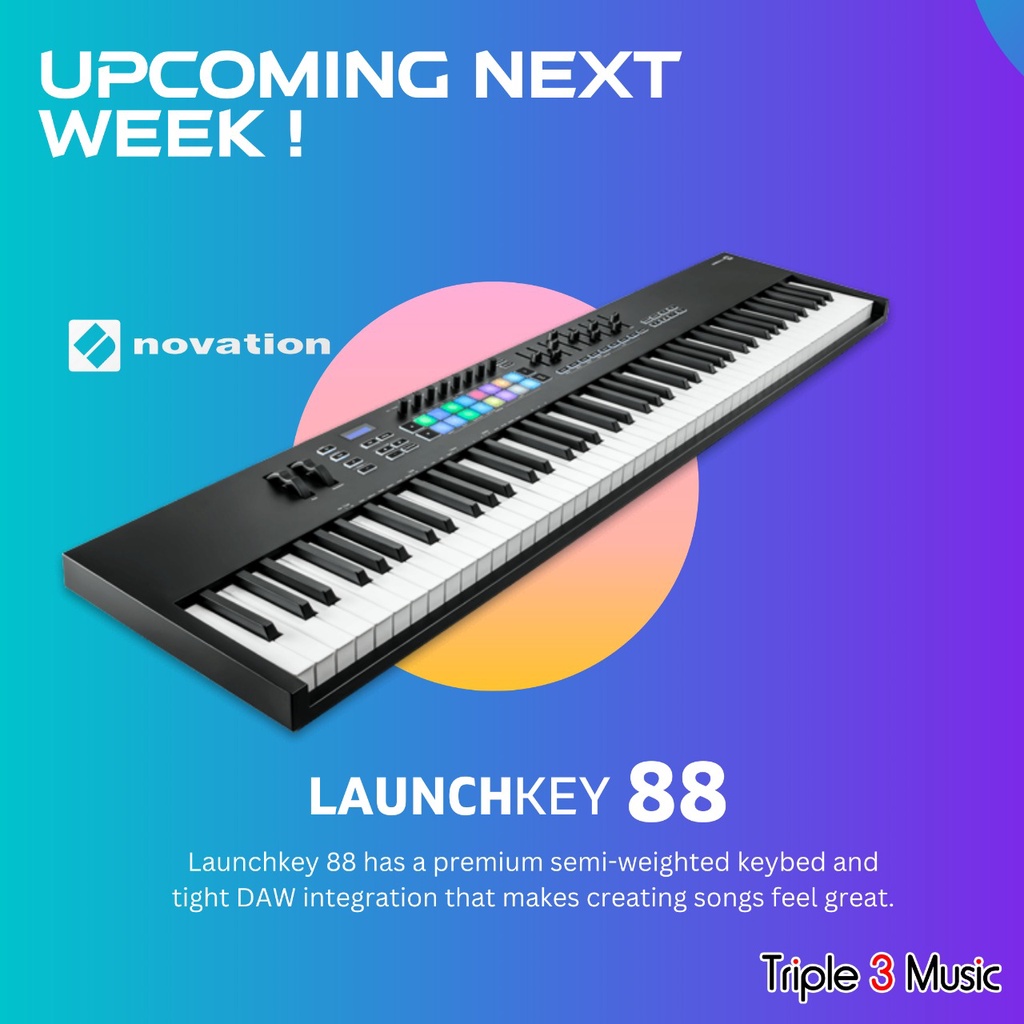 Novation Launchkey 88 mk3 Midi Controller 88 Keys