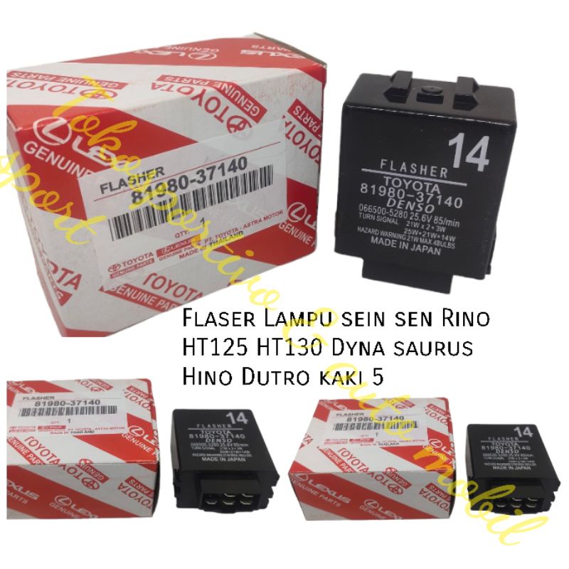 FLASER LAMPU SEIN SEN 24V DYNA SAURUS HINO DUTRO RINO HT125 HT130 KAKI 5