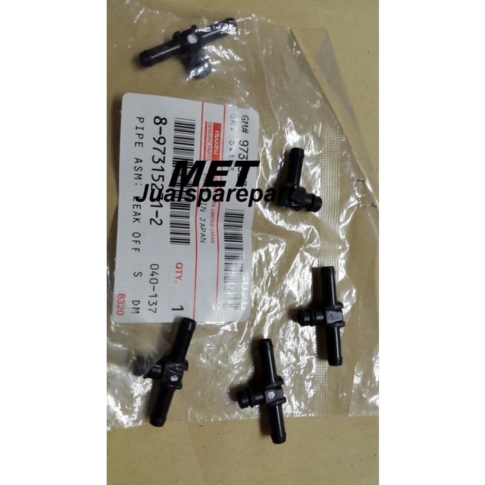 PIPE LEAK OFF ISUZU DMAX / PIPA NOZZLE NOKSEL NOKZEL INJEKTOR