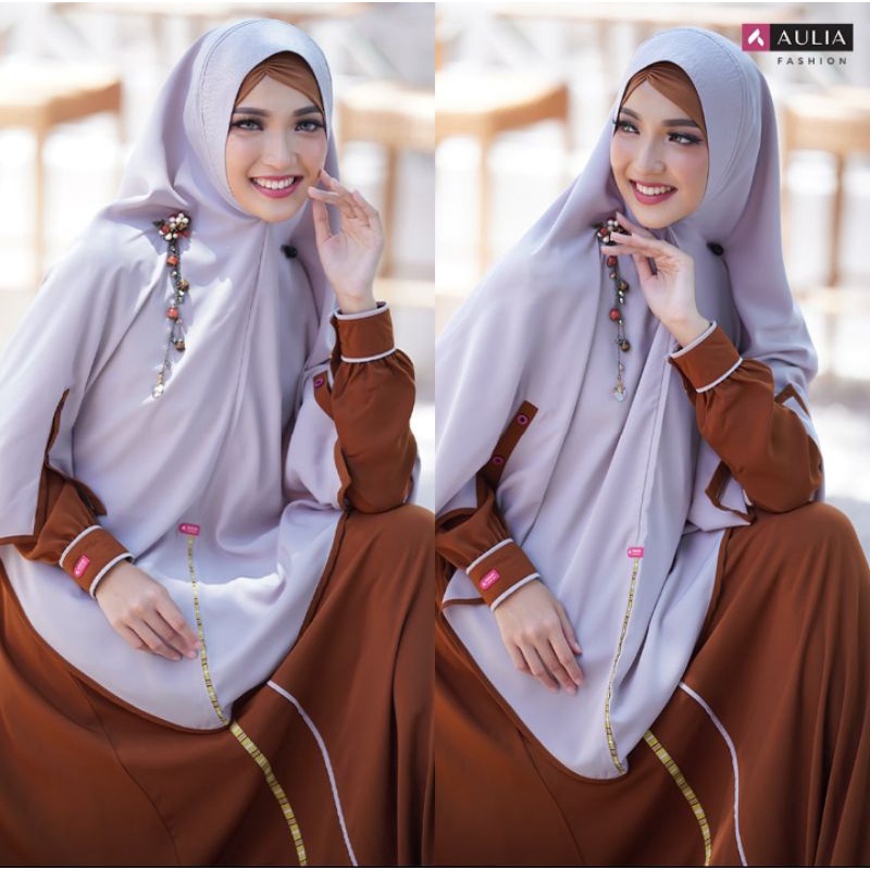 set gamis syar'i aulia fashion savira chessnud cloud