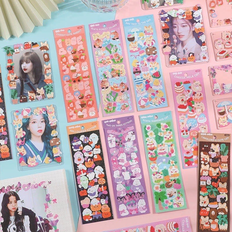 

Sticker Lucu Kucing Stiker Deco Jurnal Cat Cute Stickers Decorative