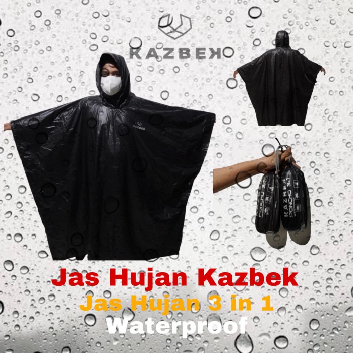 Coat Kazbek Ponco Jas Hujan