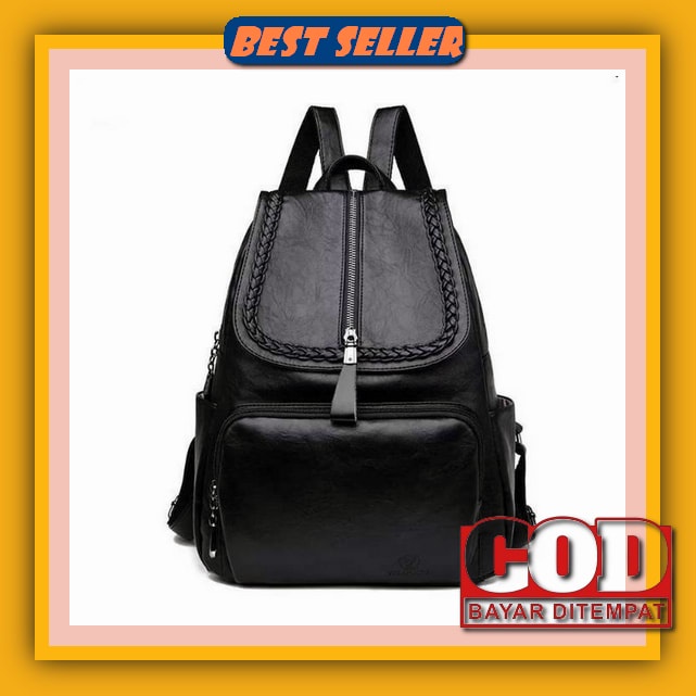 Ransel Wanita Multifungsi Bahu Ransel Kapasitas Besar Dengan Bonus Gantungan Lucu Tas Untuk Wanita D