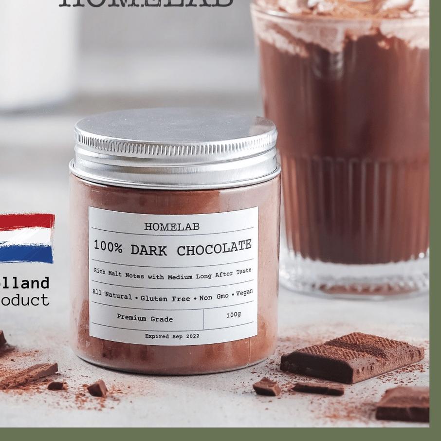 

Star 11.11 Homelab 100% Dark Chocolate Powder / Bubuk Coklat Asli Premium 100G !!!