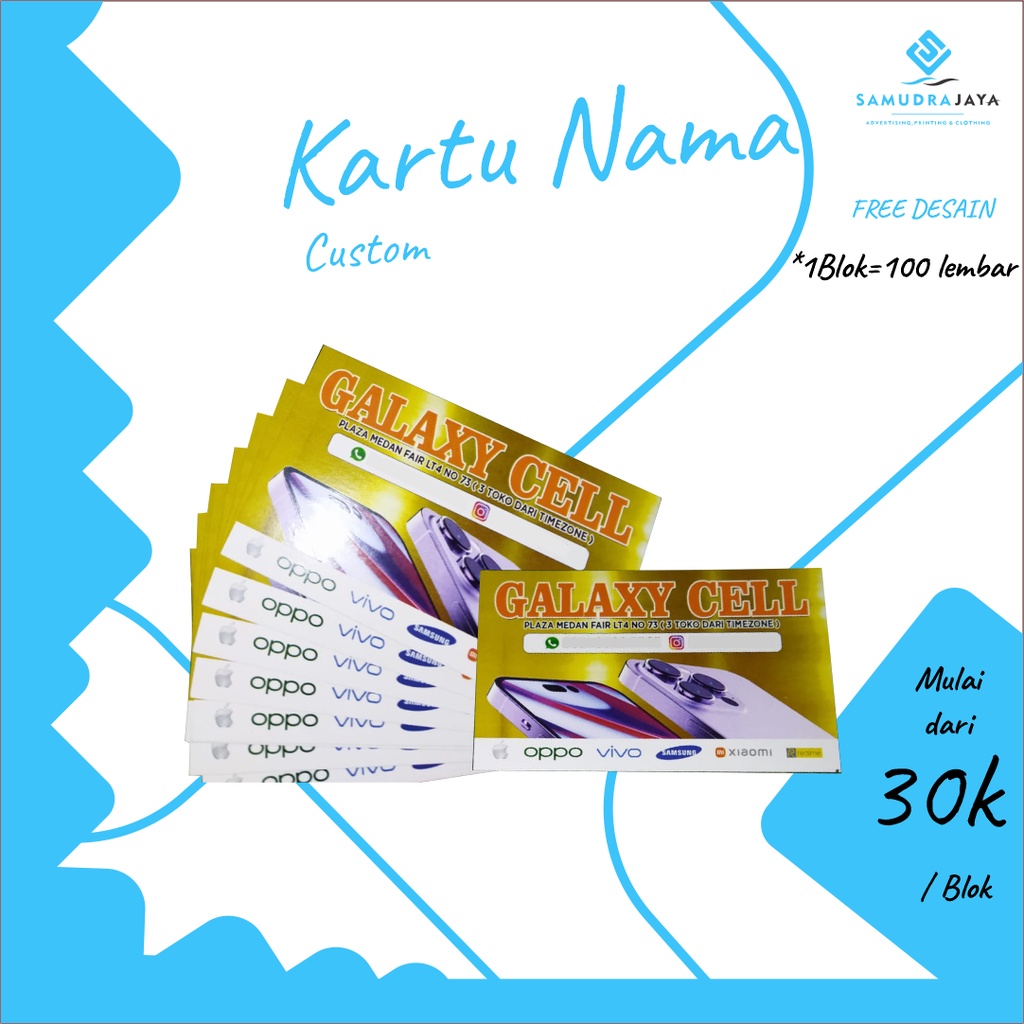 

KARTU NAMA COSTUM