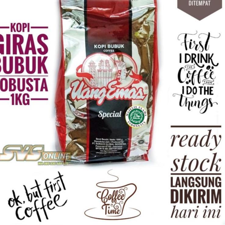 

㊊ Kopi giras bubuk robusta 1kg uang emas coffee nikmat bikin ketagihan NEW ARRIVAL 2198 ✯