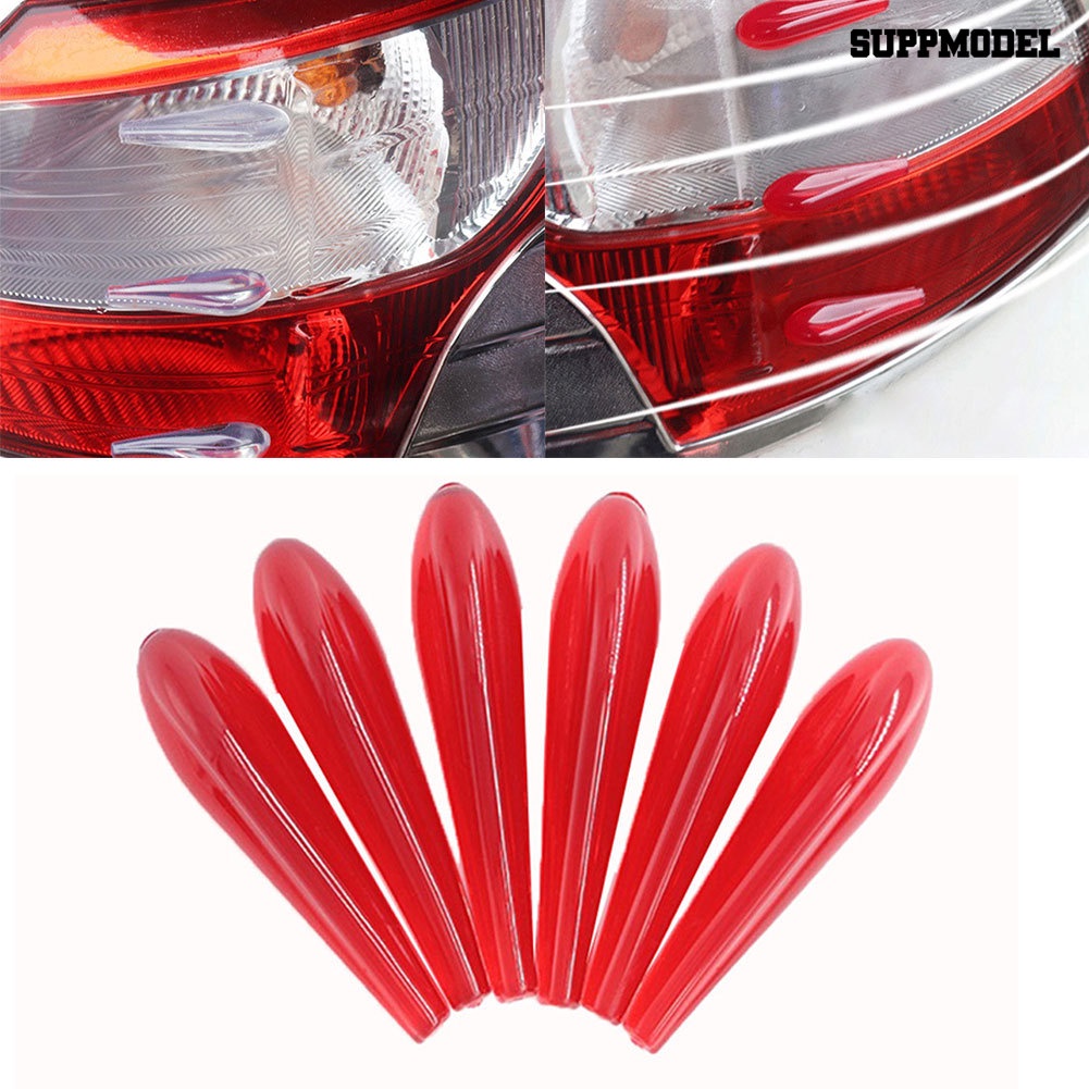 Sm - 6Pcs Stiker Spoiler Airflow Untuk Bumper Mobil Universal