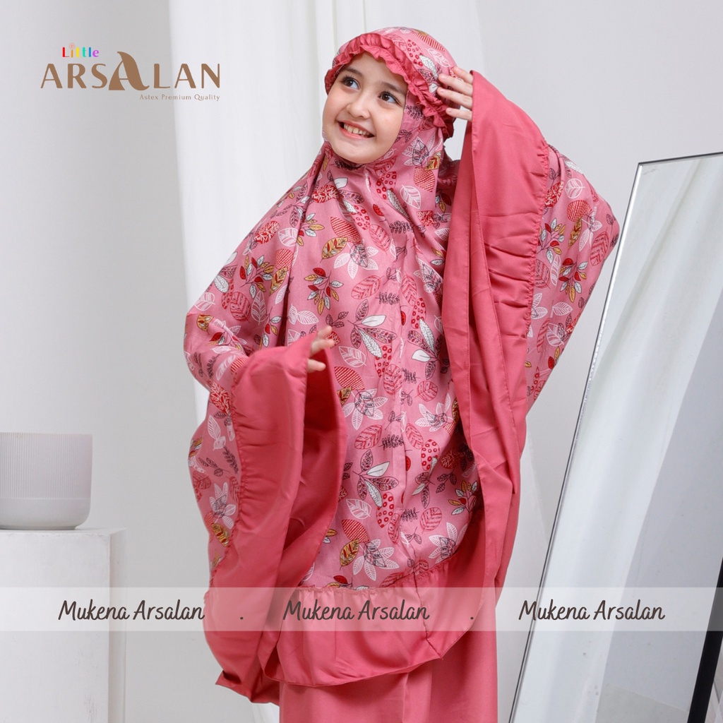 Mukena Anak Rayon Tas Selempang Little Queen Series | Mukena Arsalan