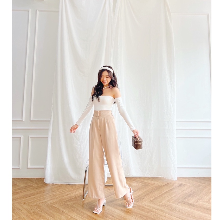 BEFAST - ZEC OOTD Celana Kulot AUDE / Rin Highwaist SHAKILA Kulot Anti Ngatung / Fashion Wanita Modis / Celana Kulot Kerja Terlaris / Outfit Wanita Casual / Celana Panjang Wanita Keluaran Terbaru / Pakaian Kekinian Remaja ABG / Kulot Polos Formal