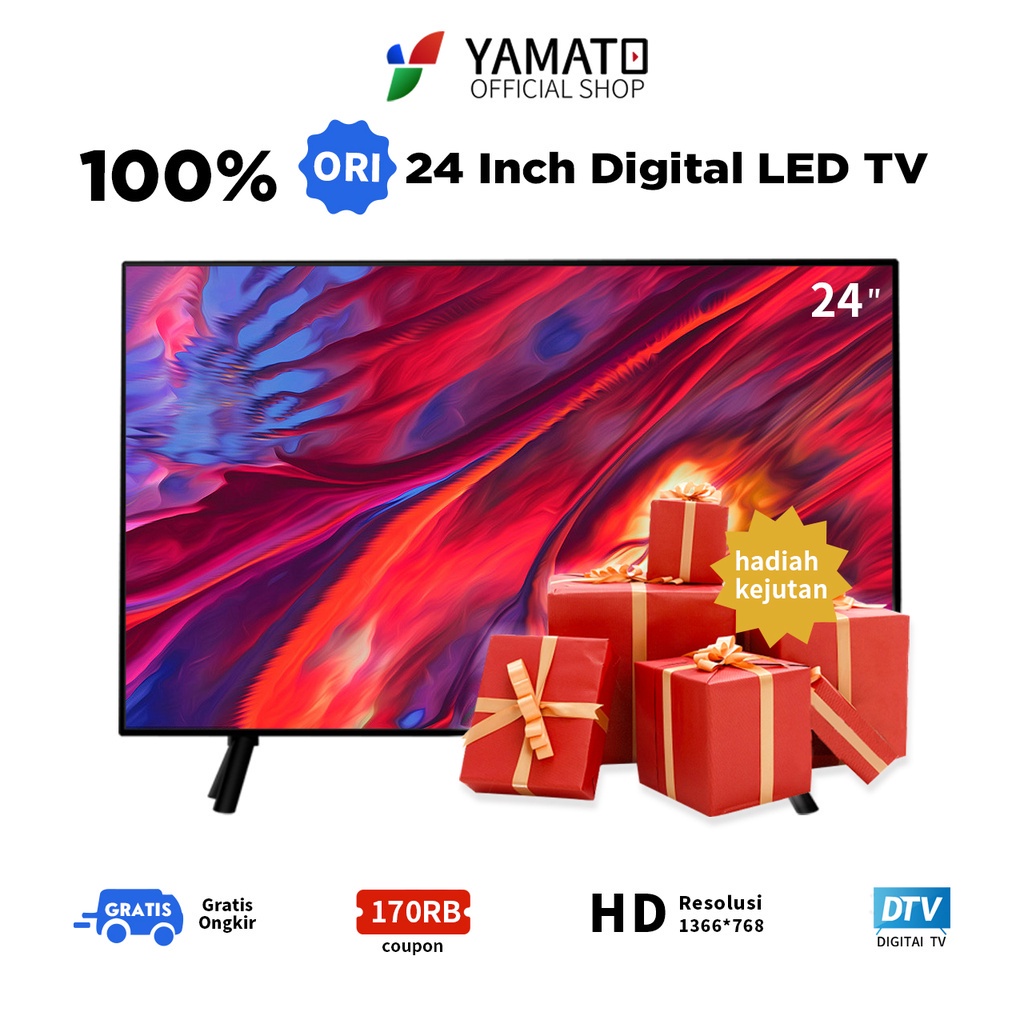 Yamato LED TV  24 inch TV Digital  24/32 inch Televisi