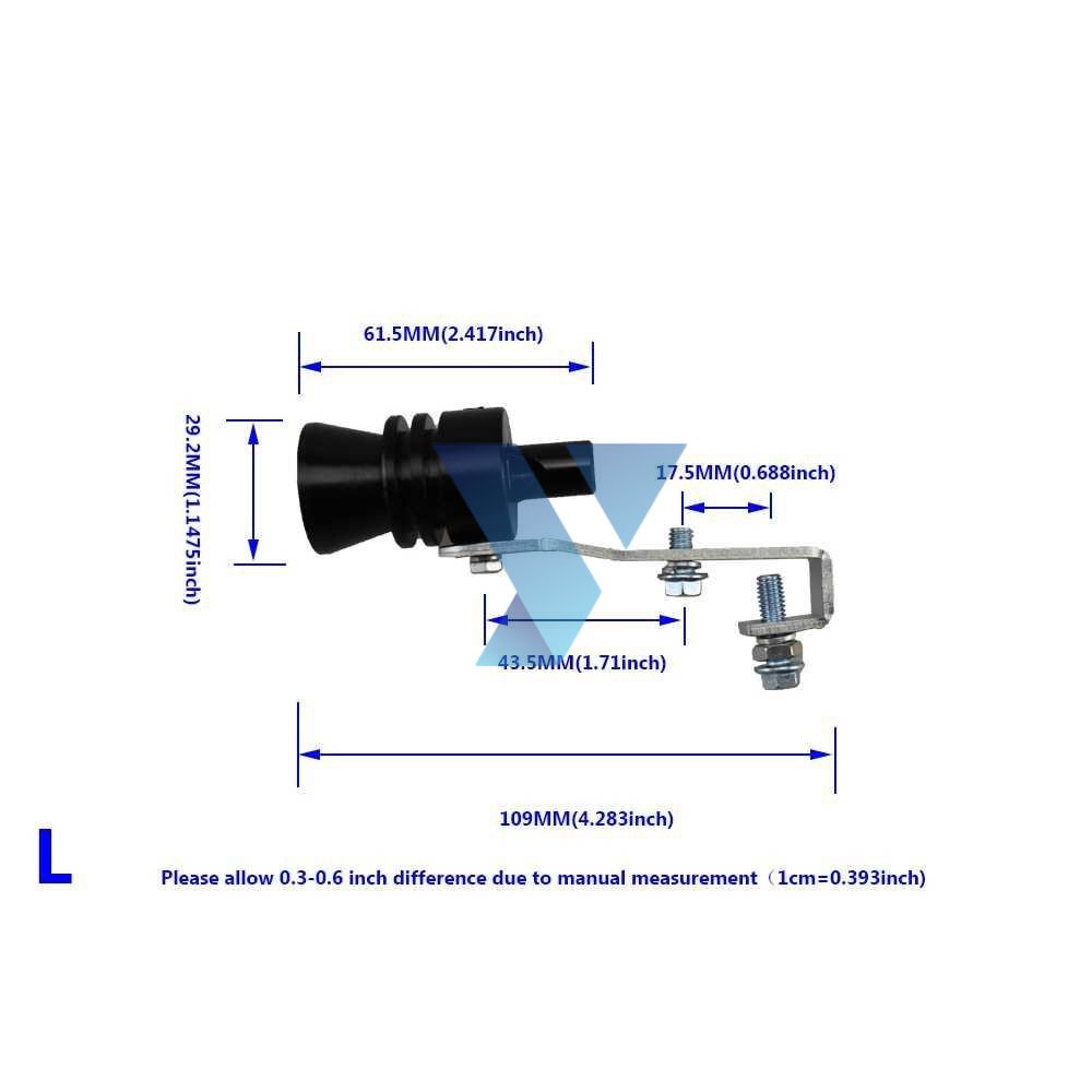 OTOHEROES Penyiul Turbo Palsu Knalpot Mobil Whistler Exhaust - TUR007 ( Al-Yusi )