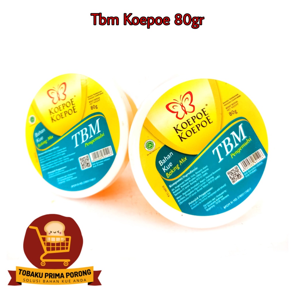 

KOEPOE KOEPOE TBM ( PENGEMULSI ) - BAHAN KUE - BAKING MIX 80 Gr