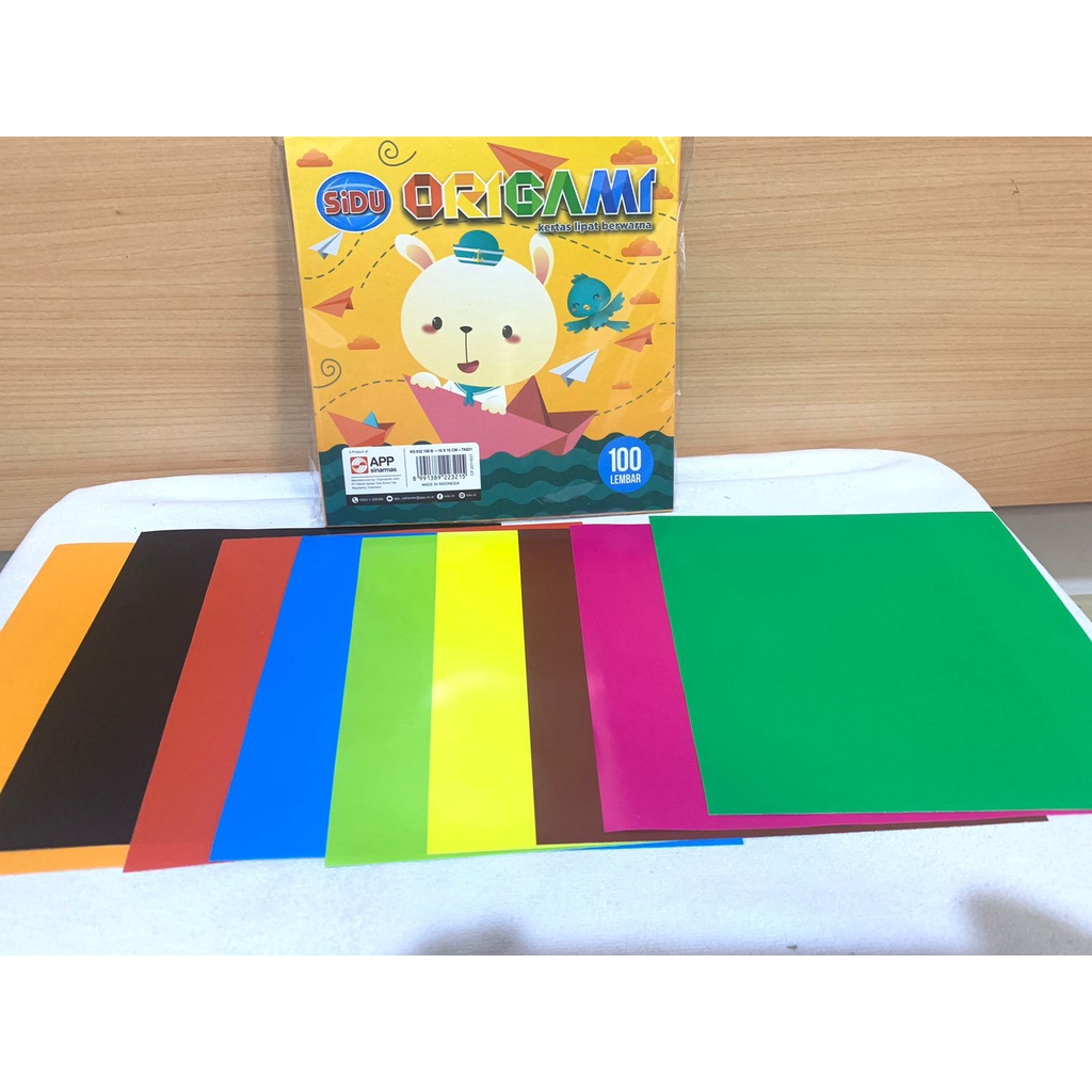 

Kertas Lipat Origami Sidu Besar 16x16 (100 lembar)