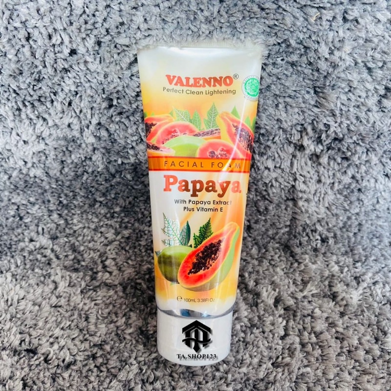 VALENNO Pepaya Facial Foam BPOM 100ml