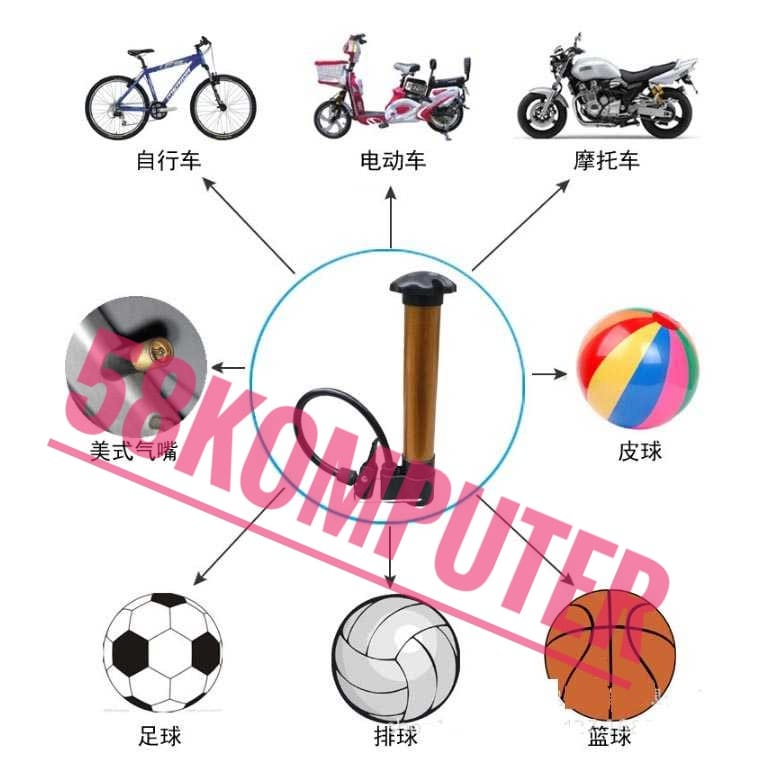 Pompa Angin Ban Sepeda Portable Mini Pompa Sepeda Dan Motor Pompa Ban Mini Portable Hidrolis Pompa Motor Balon Kasur Bantal Renang Angin Mini Portable Pompa Tangan Mini