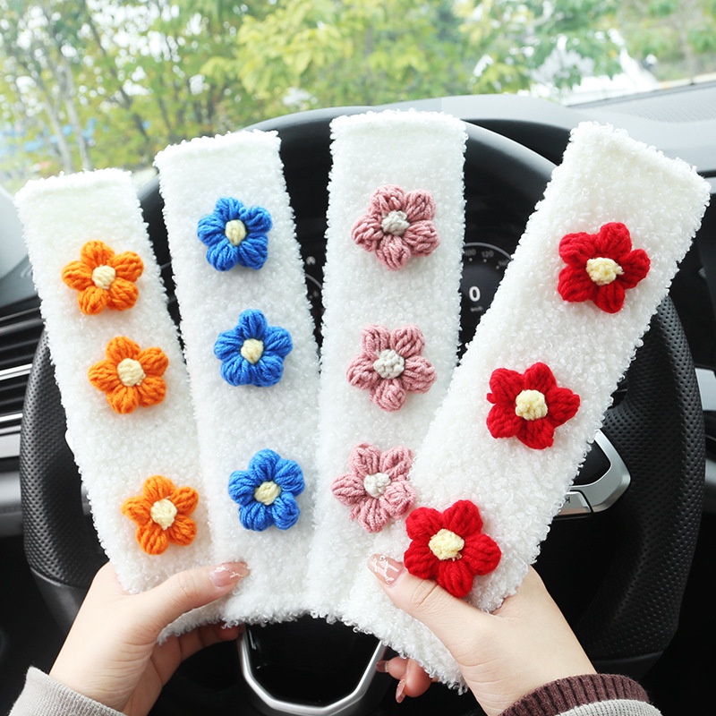 Cover Sabuk Pengaman Mobil Bahan Plush