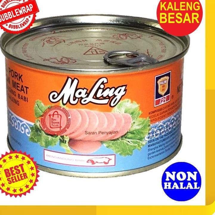 

Discount Today Ma Ling Luncheon Pork 397gram TTS Canned / Daging Babi Maling 