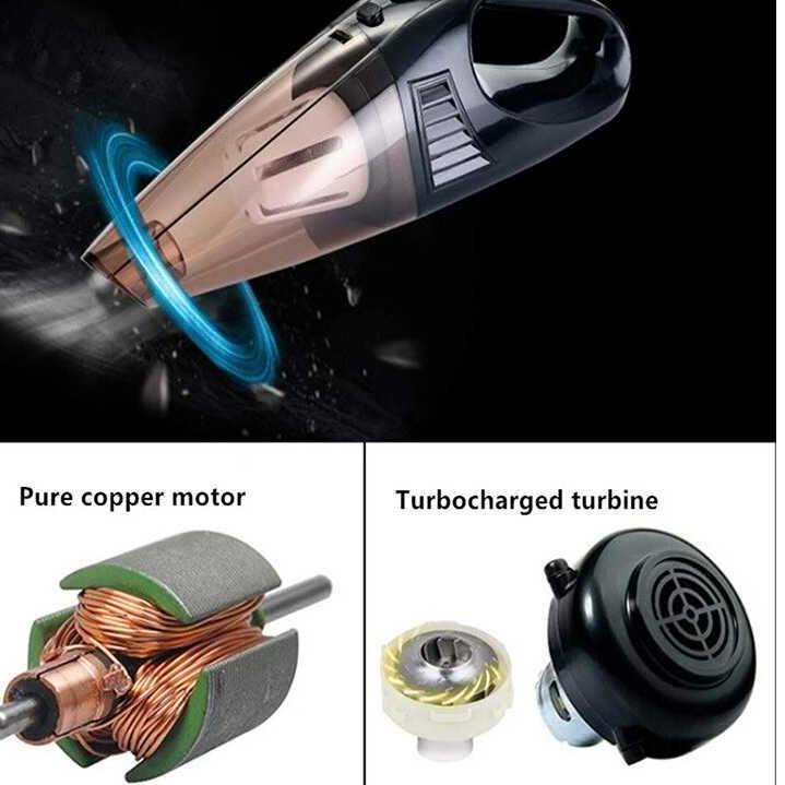 Harga Puas Vakum Vacuum Vacum Cleaner Wireless Tanpa Kabel Portable Alat Pembersih Penyedot Sedot Pengihisap Debu Mobil portabel 100W 12V Original