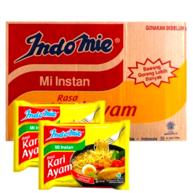 

PROMO !!!! Indomie Kuah Rasa Kari Ayam 1 dus isi 40pcs