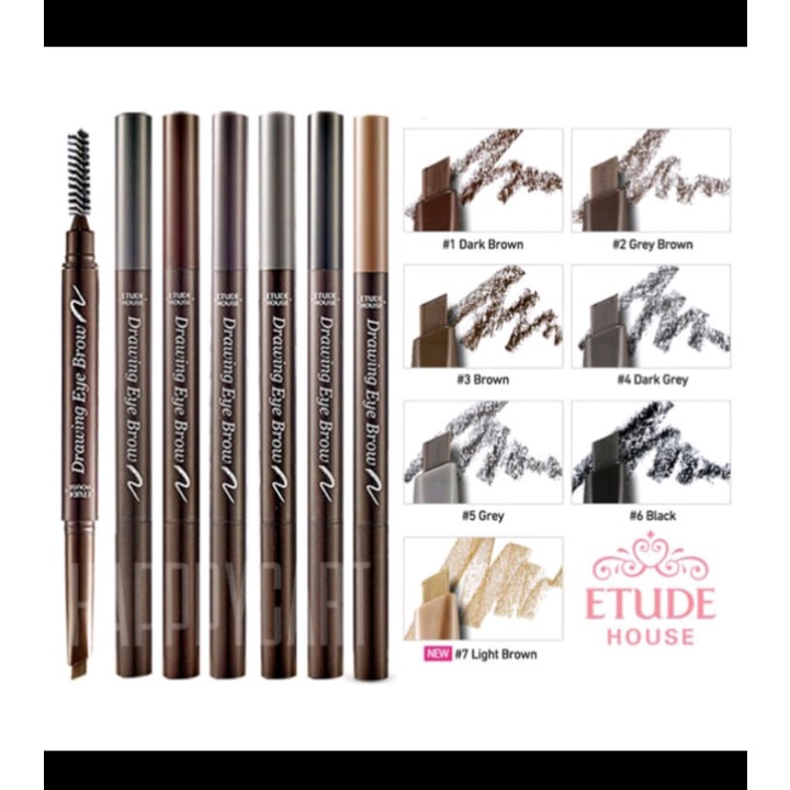 [READY TERMURAH] ETD House Drawing Eyebrow Pencil / Pencil Alis Etud.