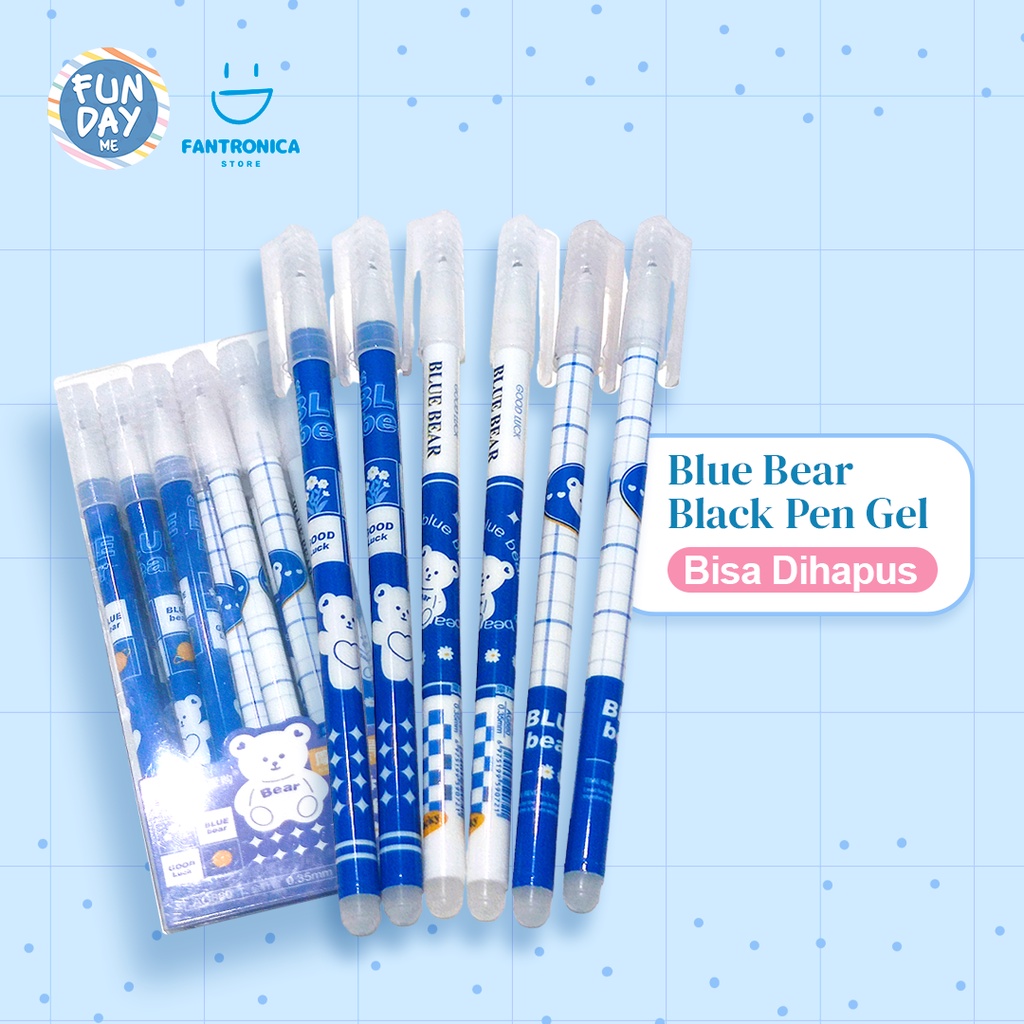 

Erasable Pen / Pen Bisa Hapus / Pen Gel Magic / Pen Ajaib bisa hapus Motif Karakter Bear Motif Beruang