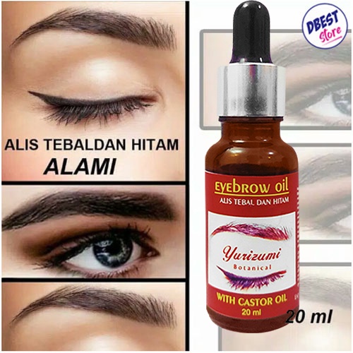 PROMO MURAH!! [GRATIS SIKAT MASKARA 1PCS] Eyebrow Eyelash Oil Penumbuh Alis dan Bulu Mata Hitam Lebat Alami - Serum Penumbuh bulumata
