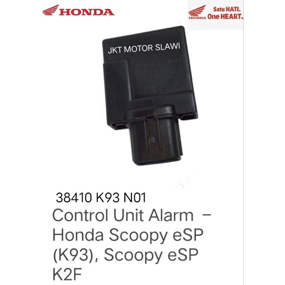 control unit alarm scu scoopy new led 2017-2020