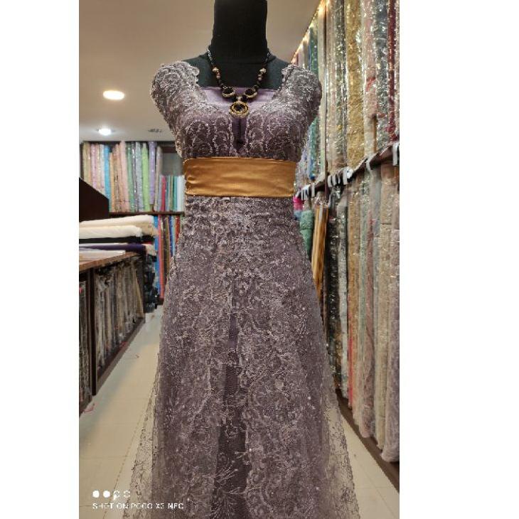 Kain Tile Brokat Akar Kebaya Spider Bintang Mutiara {BPP.18Oc22ѕ}