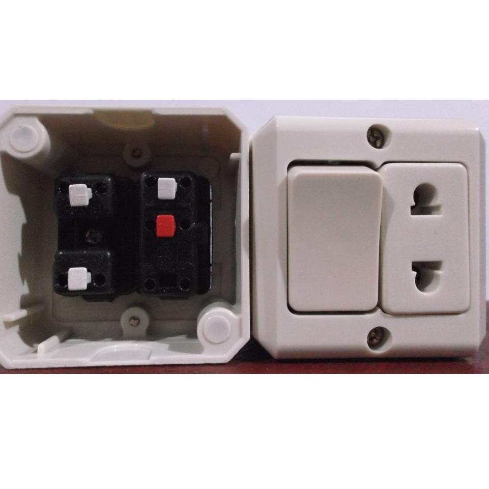 ㆅX Stop Engkel BROCO / Engkel Stop BROCO / Stop BROCO Saklar BROCO / Stop Kontak + Saklar Broco New 