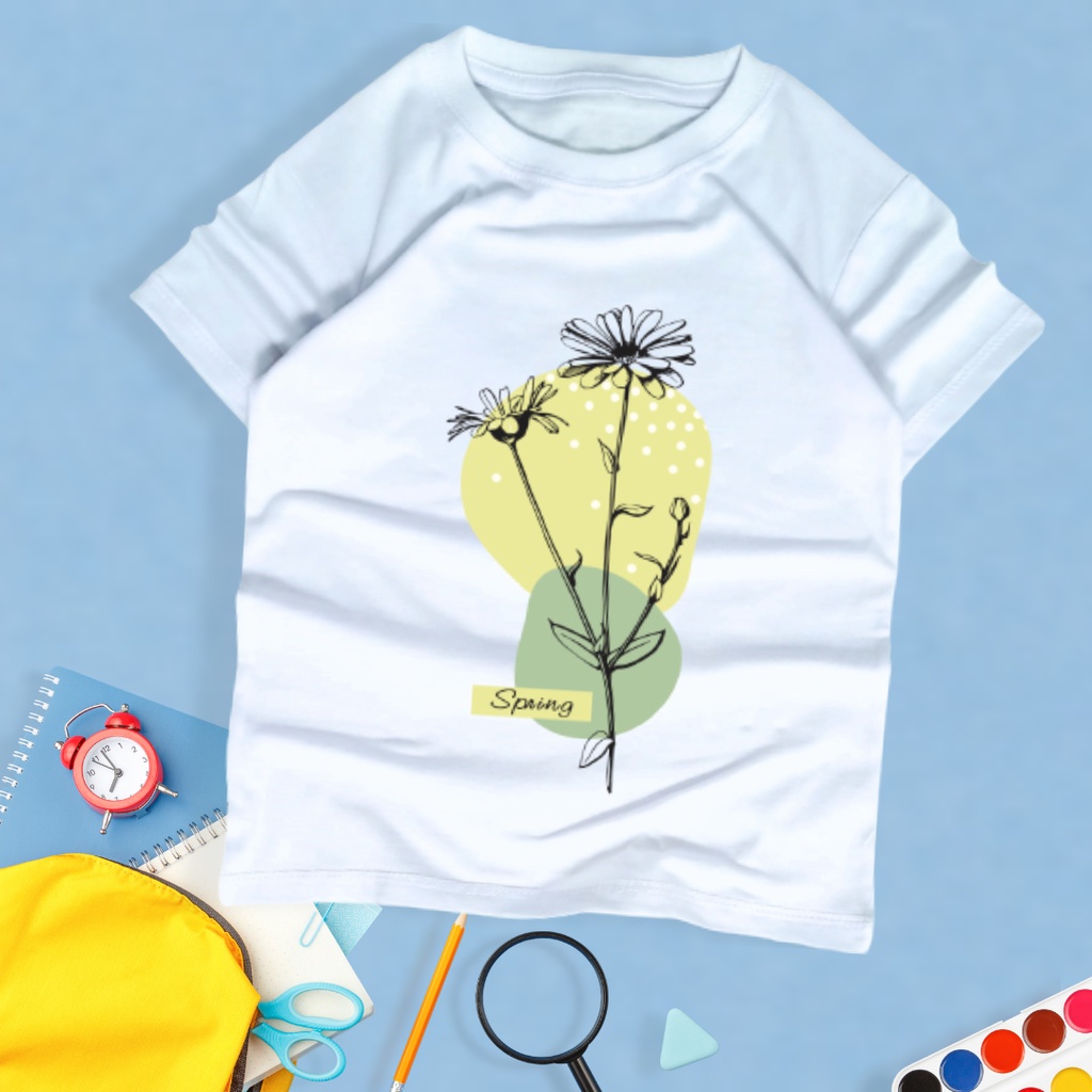 Baju Kaos Distro Anak Laki laki Perempuan Premium Umur 1-12 Tahun Bahan Cotton -AMR204