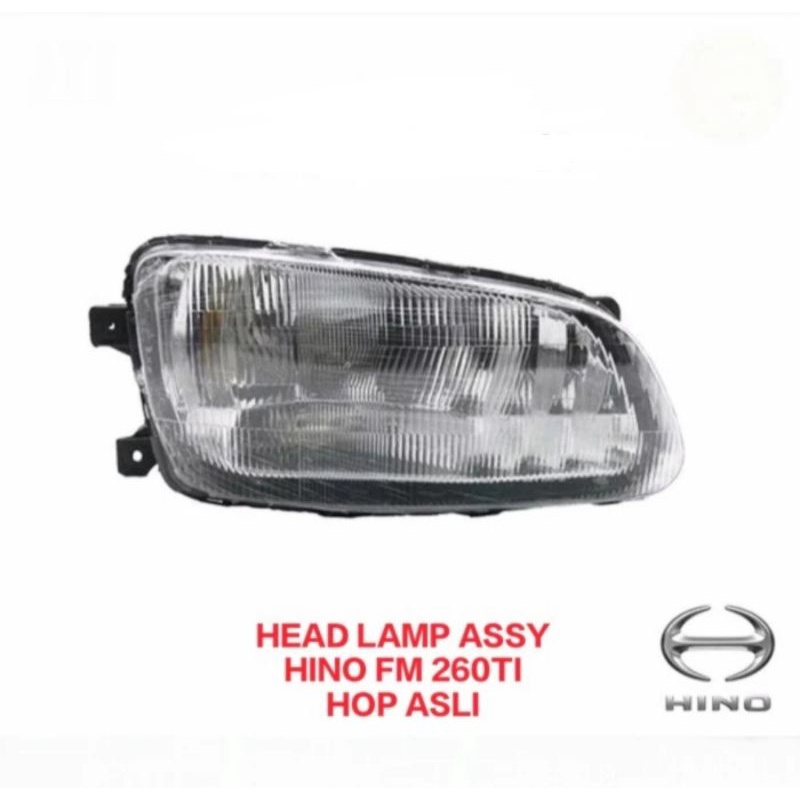 HEAD LAMP HINO LOHAN FM260TI LAMPU BESAR DEPAN HINO LOHAN ENGINE J08E RH/LH