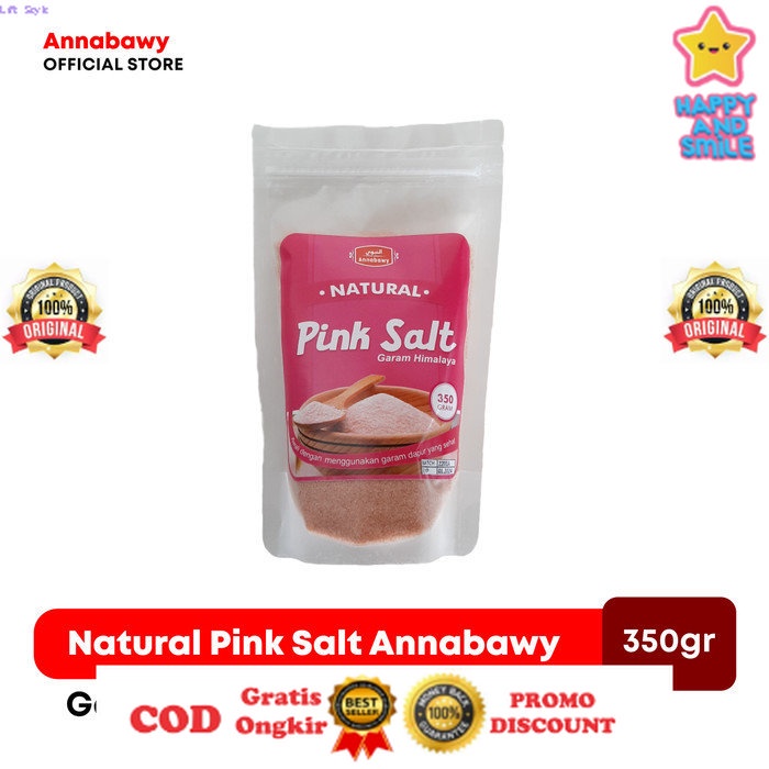 

HERBAL ASLI ORIGINAL Natural Pink Salt Garam Himalaya Annabawy Original 350 gram Life Style