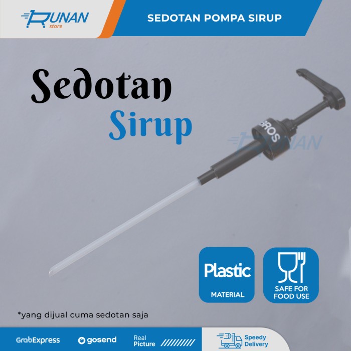 Sedotan Pompa Botol Sirup Pump Universal Selang Pompa Sirup Minuman