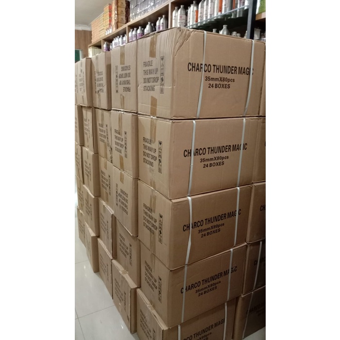 ARANG MAGIC.ARANG DUPA.CHARCO THUNDER MAGIC 1 CARTON ISI 24 BOX