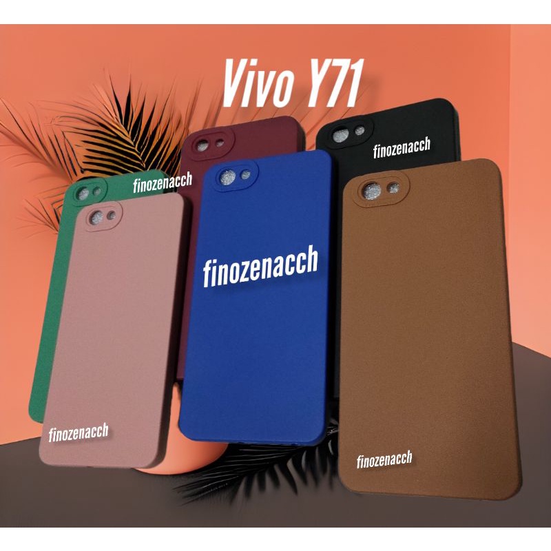 Silikon Macaron Vivo Y71 Case Silicon Softcase Macaron Pelindung Pro Camera