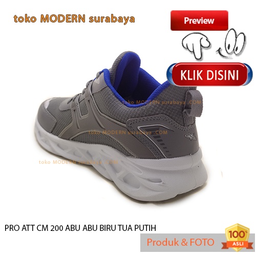 Sepatu pria olahraga sneakers tali PRO ATT CM 200