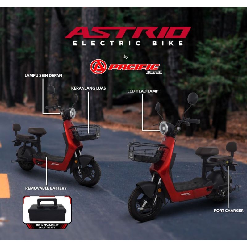 Sepeda Listrik Pacific Astrio Electric Bike 500 Watt