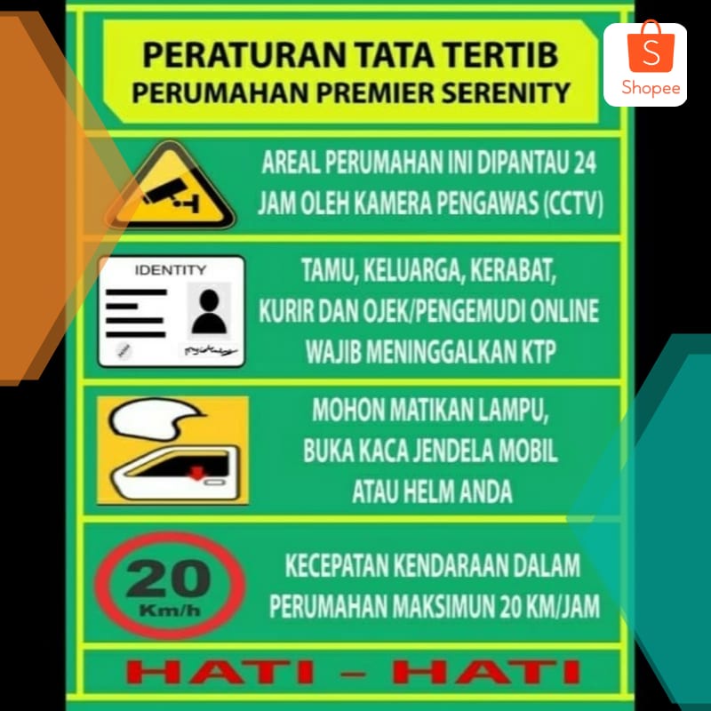 

Terlaris Custom. Rambu Informasi Himbauan atau Plang Papan Nama ukuran 80x100 Keren
