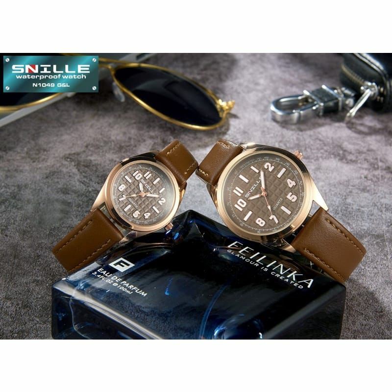 Jam Tangan Snille Couple 1049 Warna Pilihan Pria dan Wanita Jam Tangan Sepasang