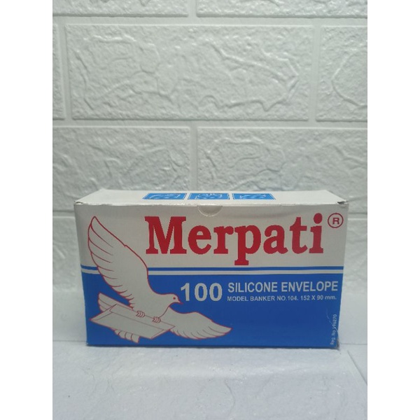 

Amplop Merpati no 104 (kecil) 1box isi 100 Lembar