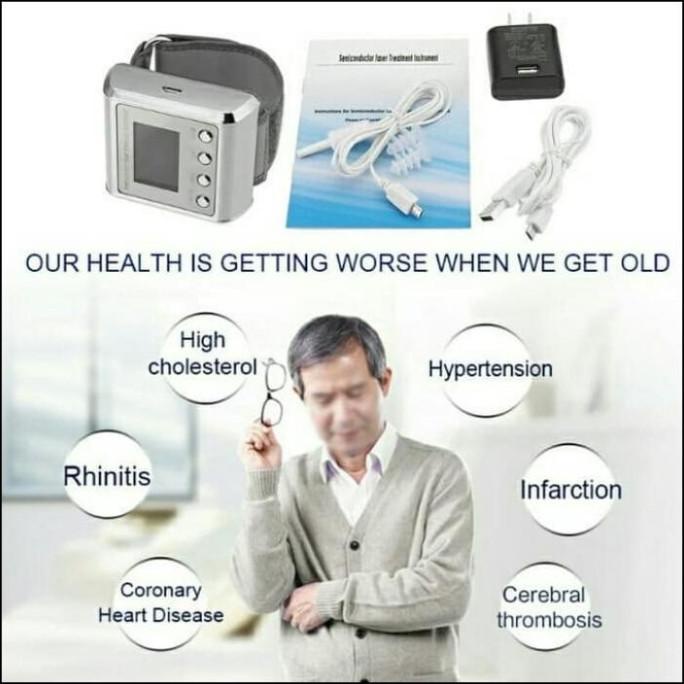 Termurah Jam Laser Kesehatan 7 / 12 Titik Dr Terapi Laser Diabetes