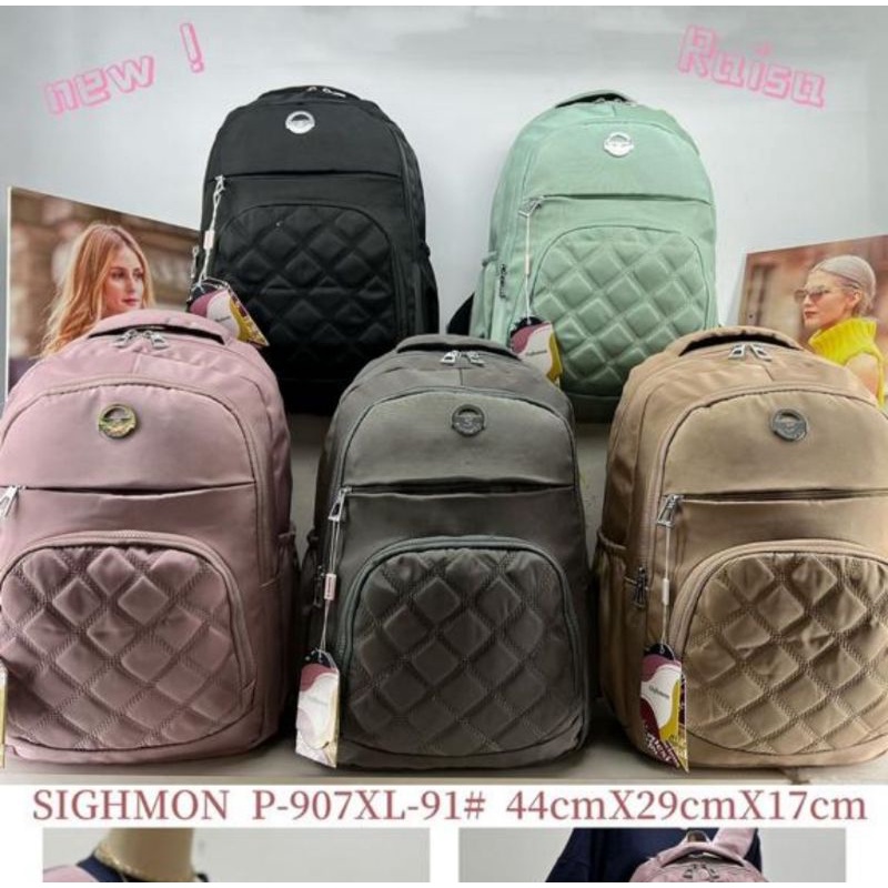TAS RANSEL SIGHMON JUMBO KODE P-907XL-91 IMPORT ORI