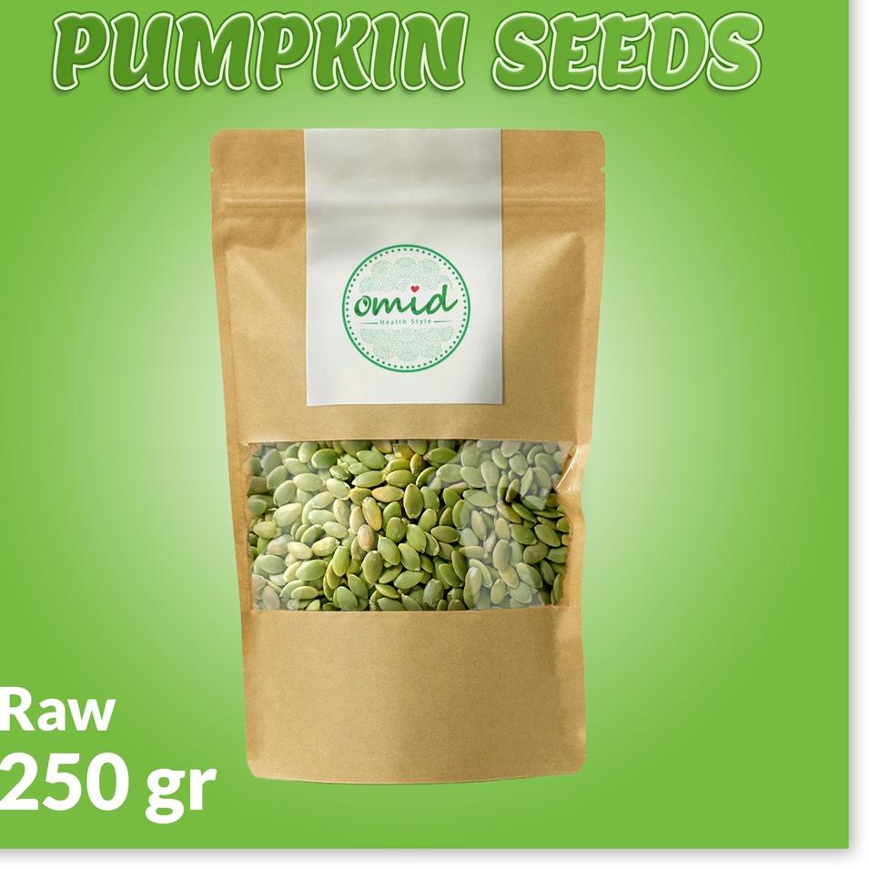 

kodeOo5O9--250 gr - Organic Raw Pumpkin Seeds | Biji Labu Mentah Organik