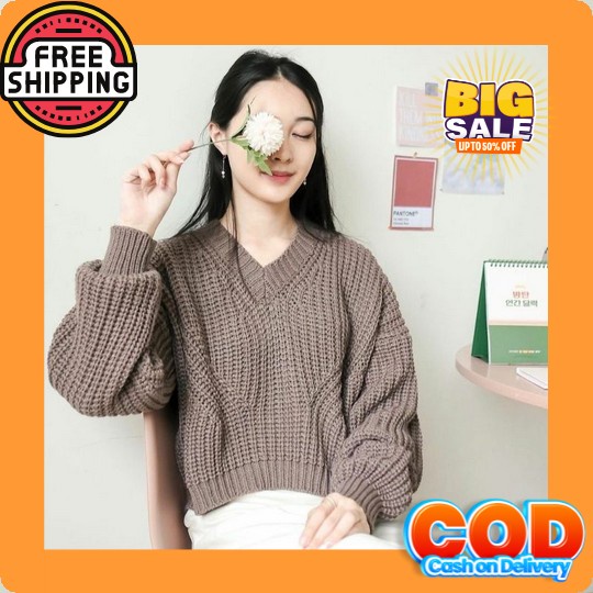 Emira Cardigan Crop Knit Cardigan Rajut Wanita Stripe Gaya Korea Outer Rajut Sweater Gardigan Crop T