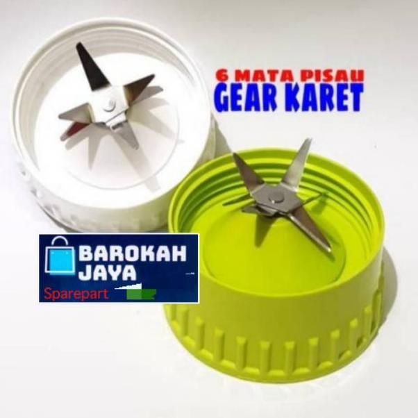 11.11 Brand Mounting 6 Mata Pisau Model Miyako Lama - National - Mangkok Pisau Blender 