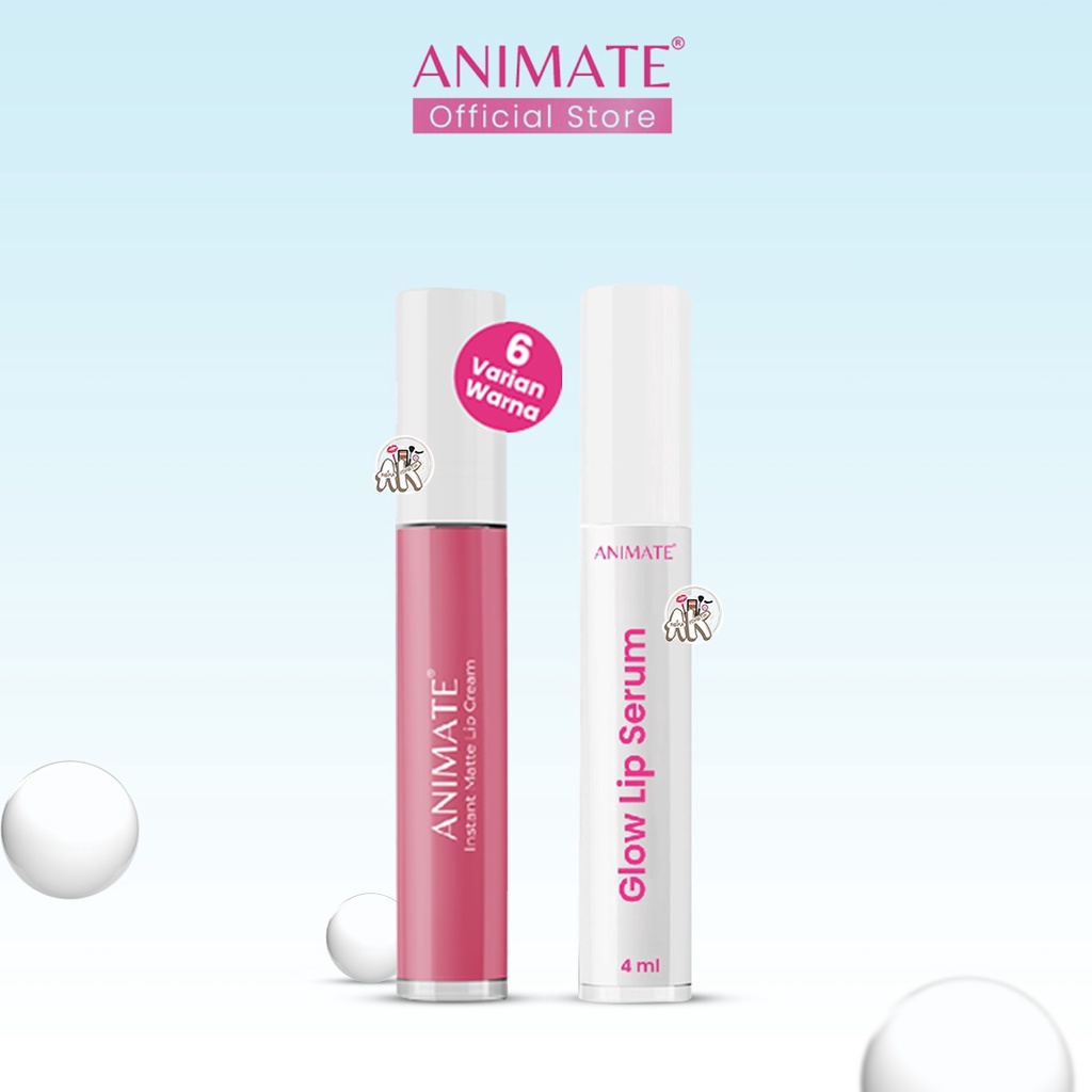 ANIMATE LIP CREAM ALL SHADE ( READY 6 VARIAN WARNA ) / ANIMATE LIP SERUM