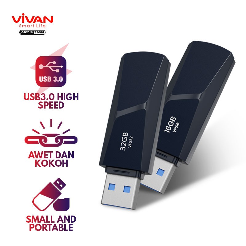 Flashdisk VIVAN 16GB/32GB/64GB USB 3.0 High Speed