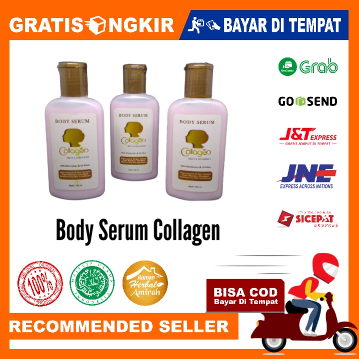 Body Serum Collagen 100ml Mecca Anugrah Original With Moisturizer &amp; UV Filter