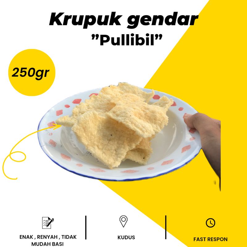 

KERUPUK PULI GENDAR MENTAH 250G KRIPIK KRUPUK PULI NASI CAMILAN